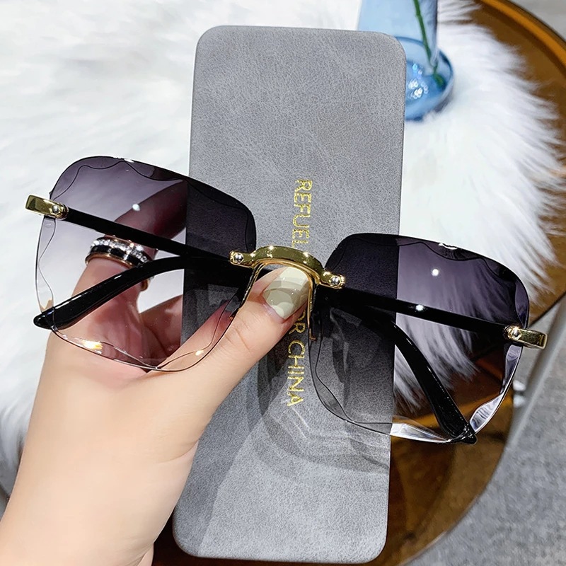 Street Fashion Brands - 1/3PCS New Rimless Women's Sunglasses Fashion