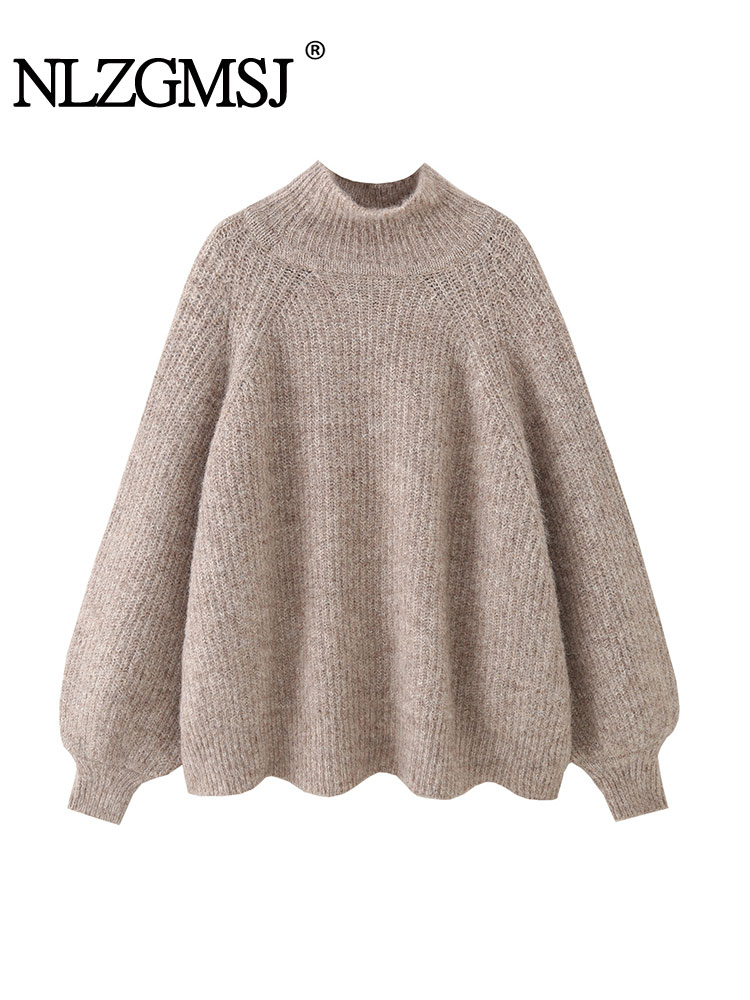 Street Fashion Winter 2025 - Nlzgmsj 2025 Autumn Chic Knitted Pullover