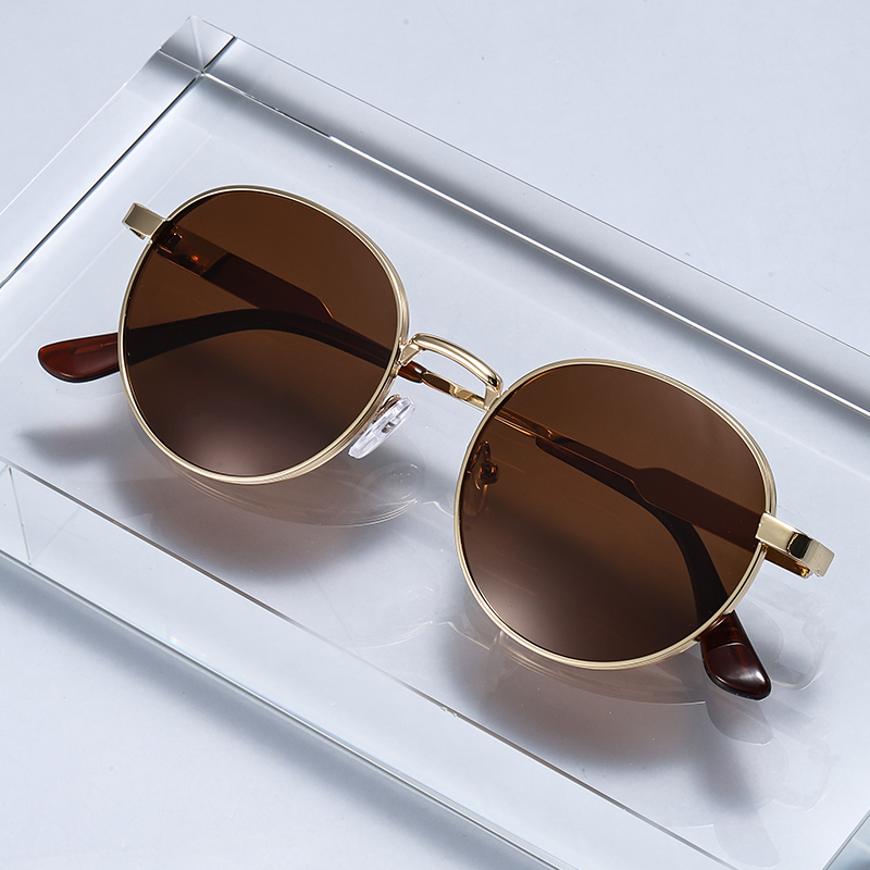 Men Women Vintage Round Sungla - Street Fashion Vintage recension och pris