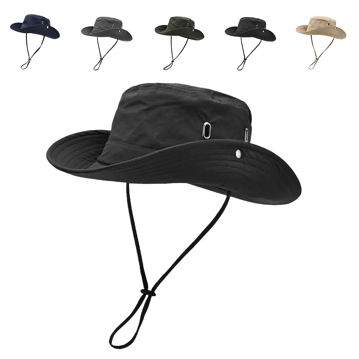 Men Silver Porosity of Quick D - Bucket Hat Embroidered recension och pris