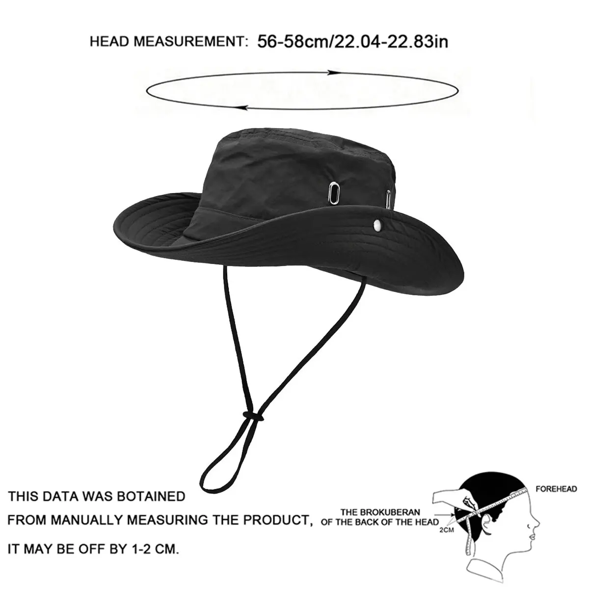 Men Silver Porosity of Quick D - Bucket Hat Embroidered recension och pris