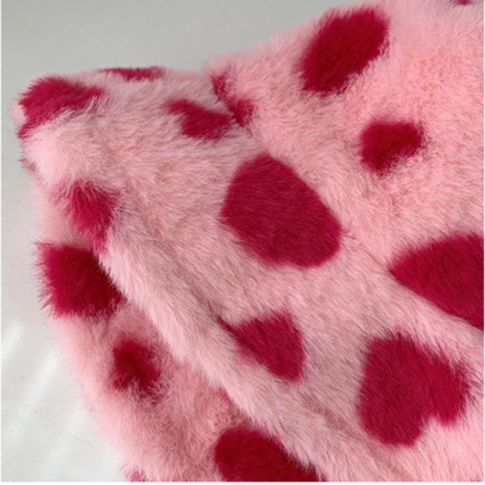 Sweet Faux Fur Fisherman Hat T - Bucket Hat Embroidered recension och pris