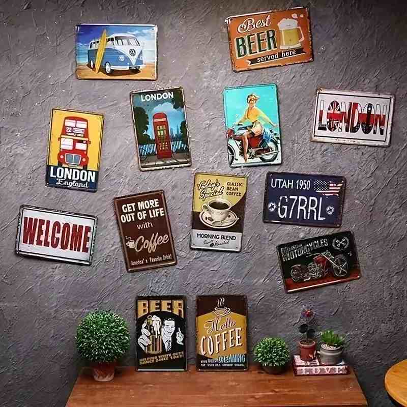 High-Definition Metal Tin Sign - Street Fashion Definition recension och pris