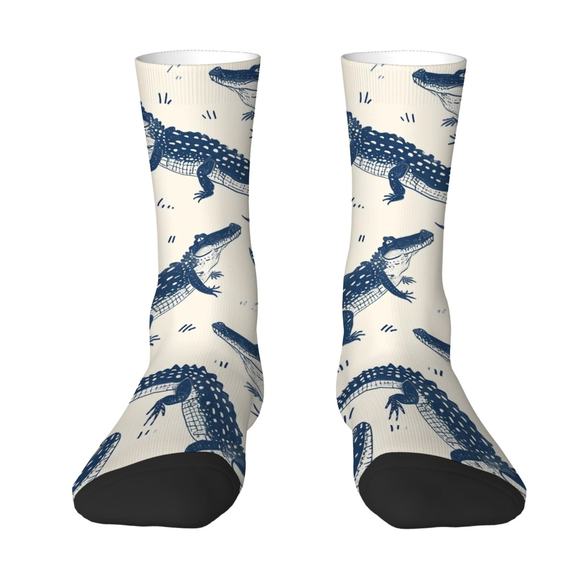Cute Cartoon Crocodile Print M - Street Fashion Style Youtube recension och pris