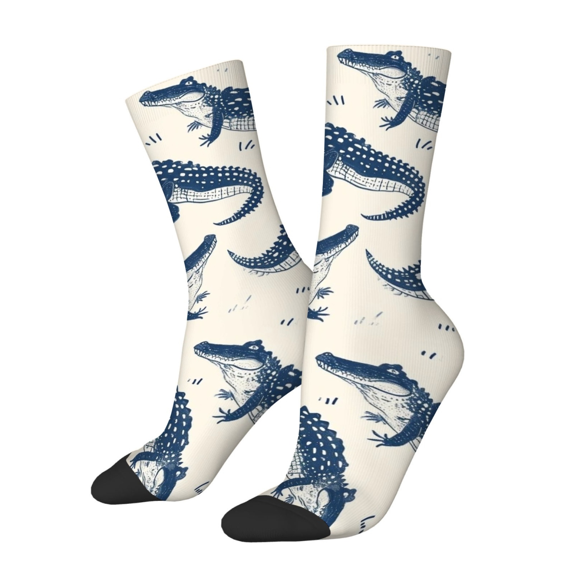 Cute Cartoon Crocodile Print M - Street Fashion Style Youtube recension och pris