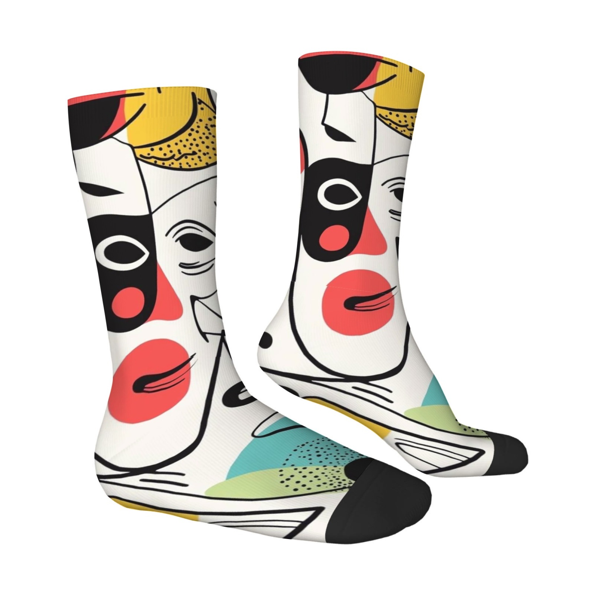 Picasso-style Abstract Print M - Street Fashion Style Youtube recension och pris
