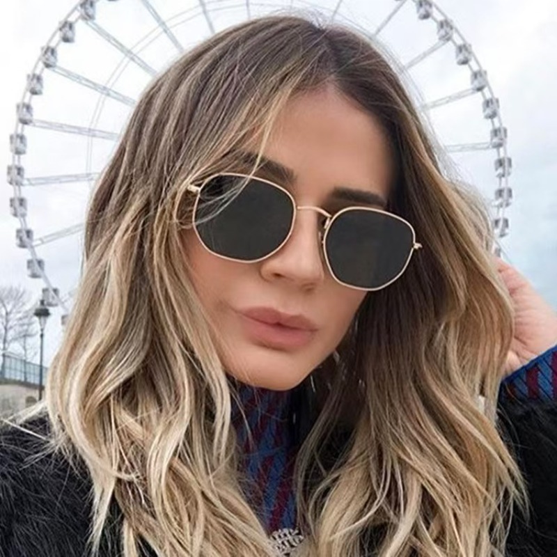 Round punk Sunglasses Men Luxu - Street Fashion Brands recension och pris