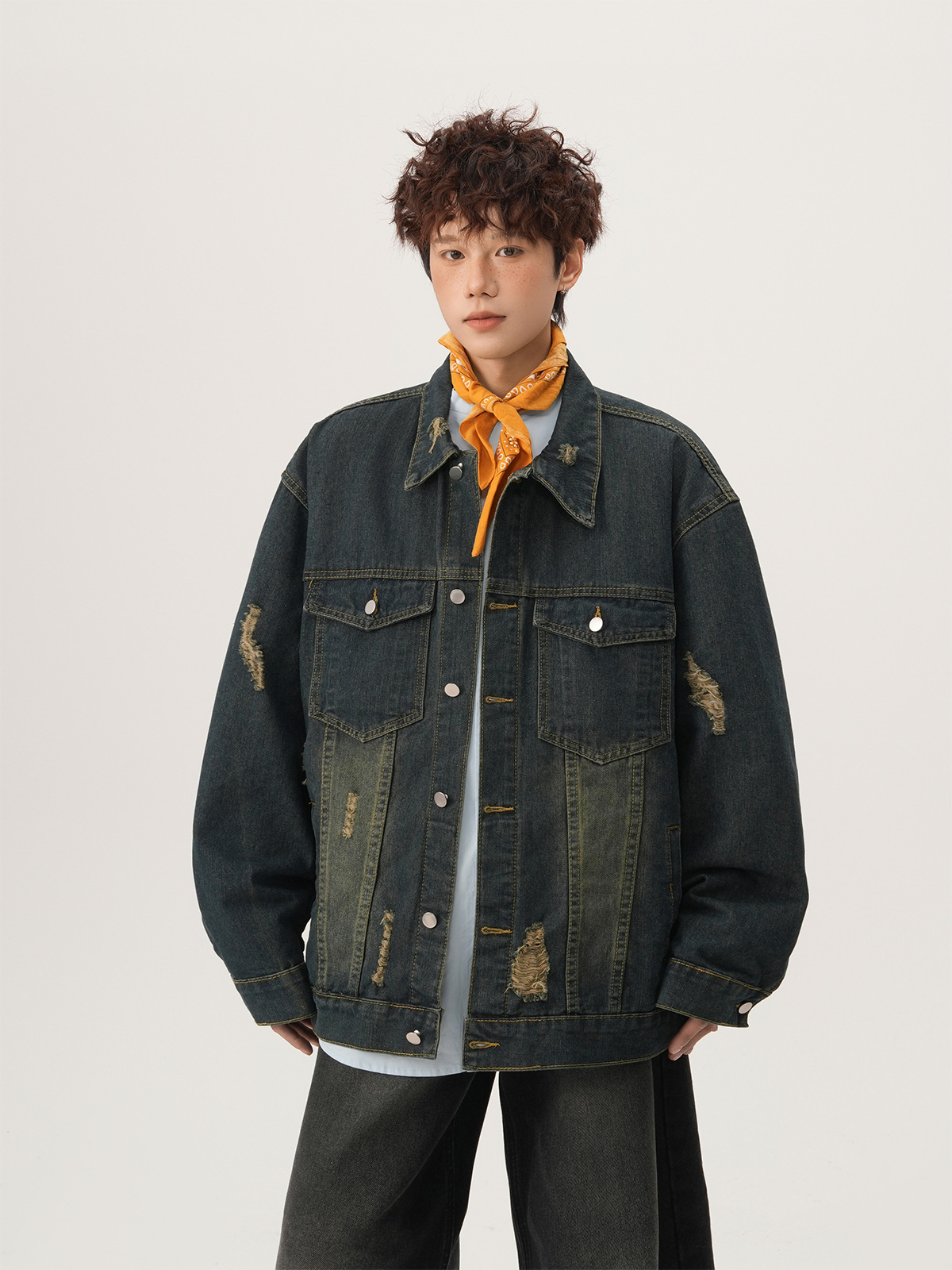 American High Street Ripped De - Street Fashion Vintage recension och pris