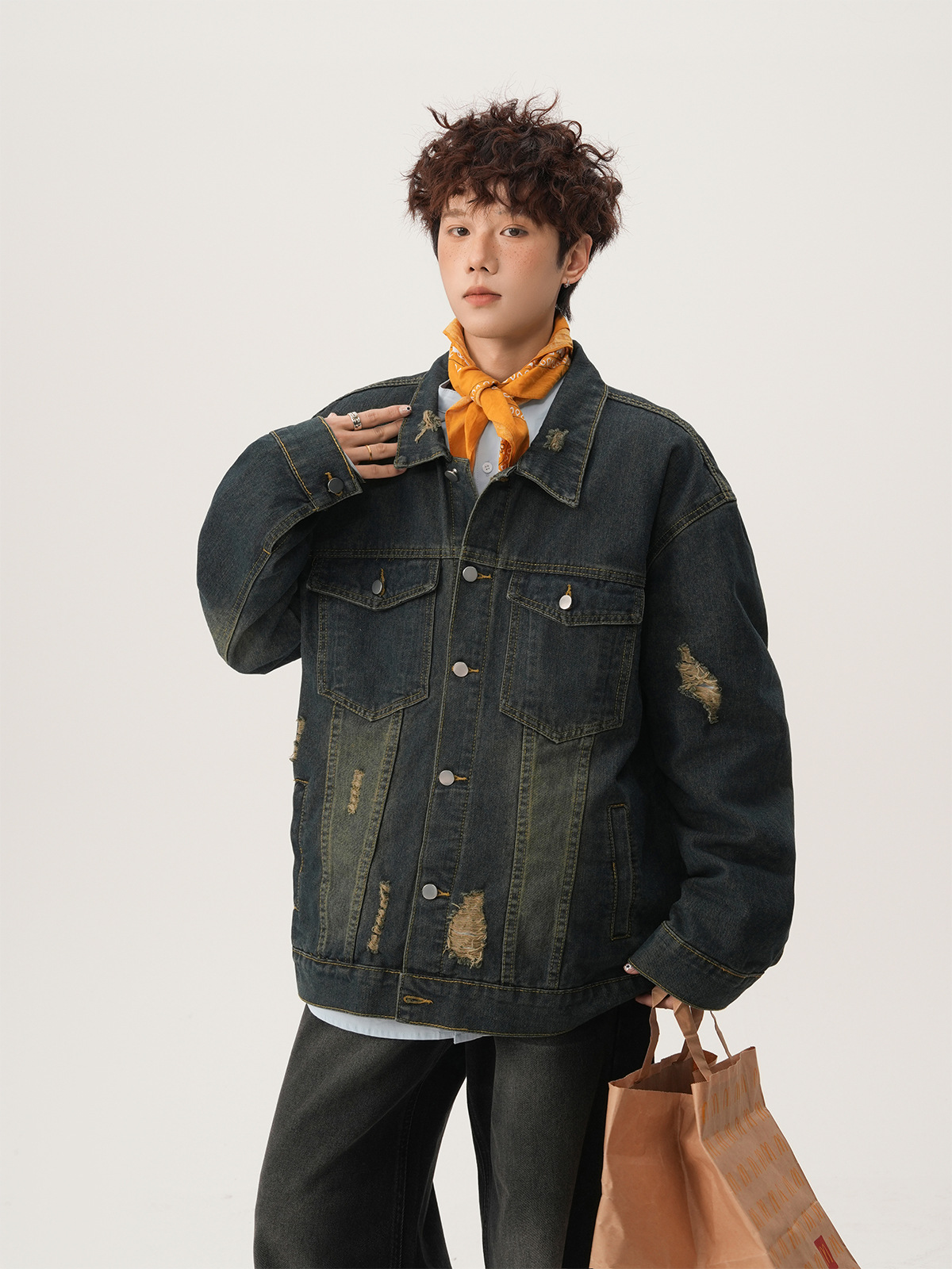 American High Street Ripped De - Street Fashion Vintage recension och pris