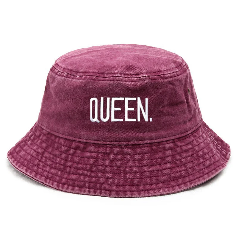 Customize Queen Washed Vintage - Bucket Hat Embroidered recension och pris