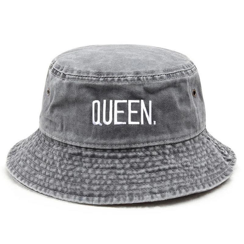 Customize Queen Washed Vintage - Bucket Hat Embroidered recension och pris