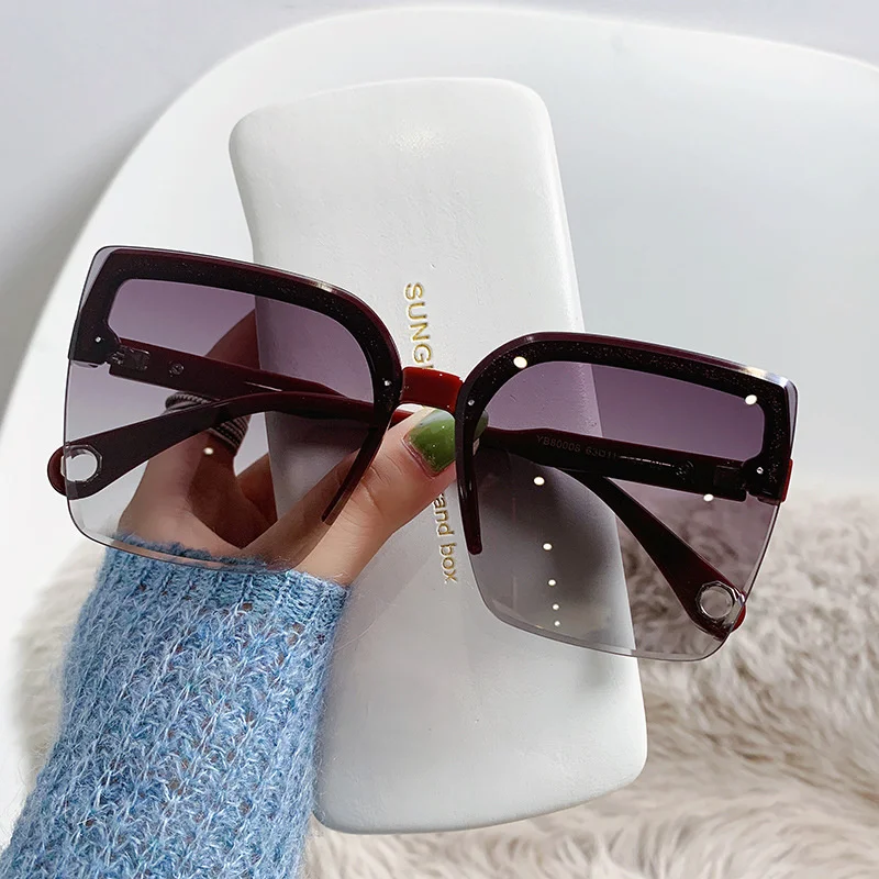 Oversized Sunglasses Man Woman - Street Fashion Brands recension och pris