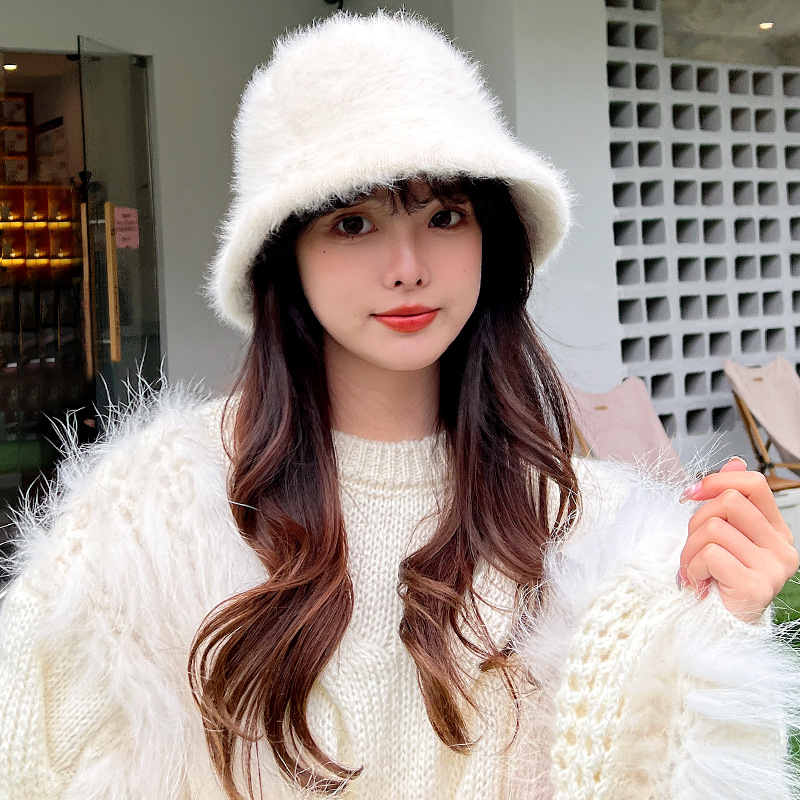 Winter Faux Fur Bucket Hat Wom - Bucket Hat Embroidered recension och pris