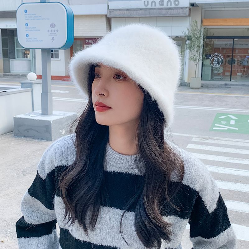 Winter Faux Fur Bucket Hat Wom - Bucket Hat Embroidered recension och pris