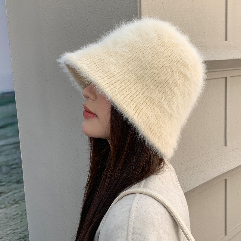 Winter Faux Fur Bucket Hat Wom - Bucket Hat Embroidered recension och pris