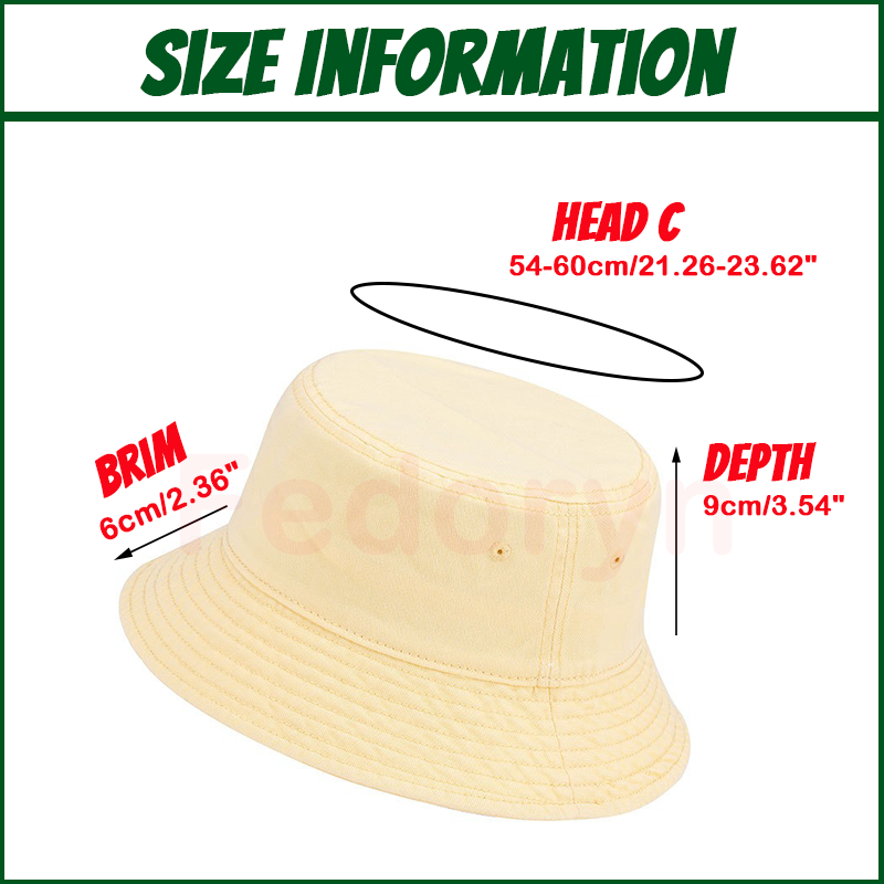 Fedoryn Customized Fishermen's - Bucket Hat Embroidered recension och pris
