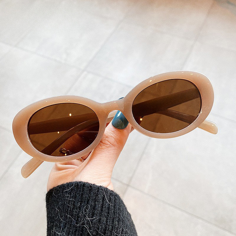 Vintage Small Oval Sunglasses  - Street Fashion Brands recension och pris