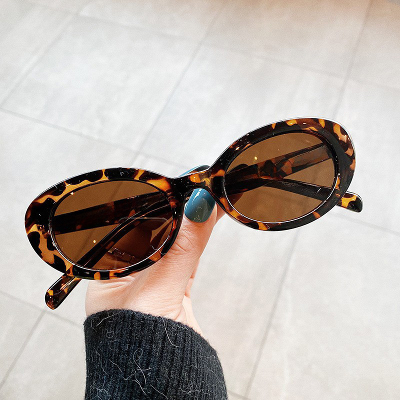Vintage Small Oval Sunglasses  - Street Fashion Brands recension och pris