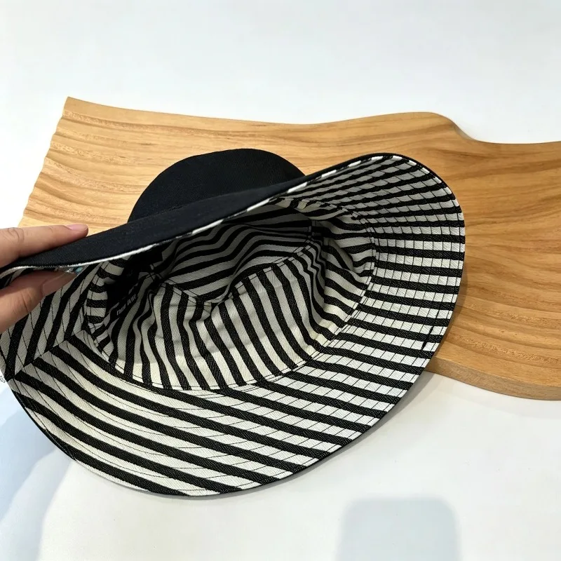 2026 New Striped Embroidered R - Bucket Hat Embroidered recension och pris