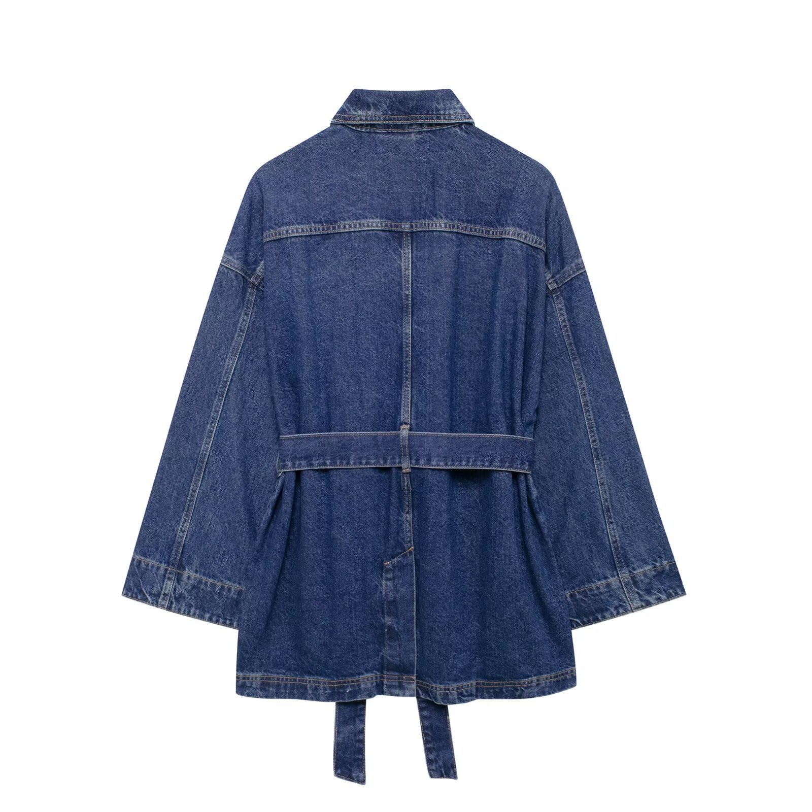 Women's Denim Jacket Solid Col - Street Fashion Winter 2025 recension och pris