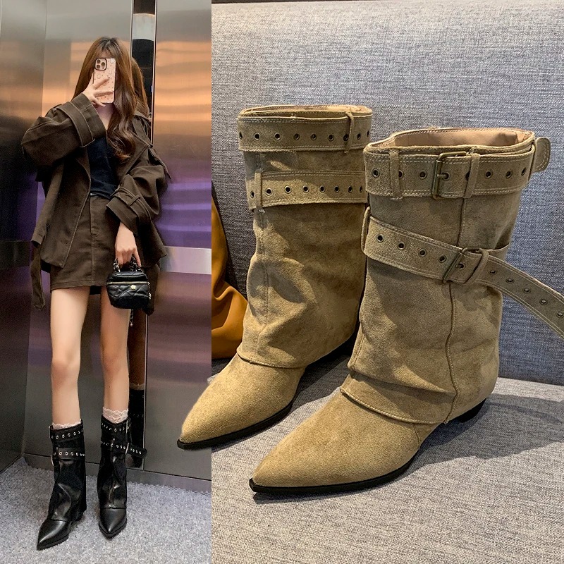 2025 Pointed Toe Women's Winte - Street Fashion Winter 2025 recension och pris