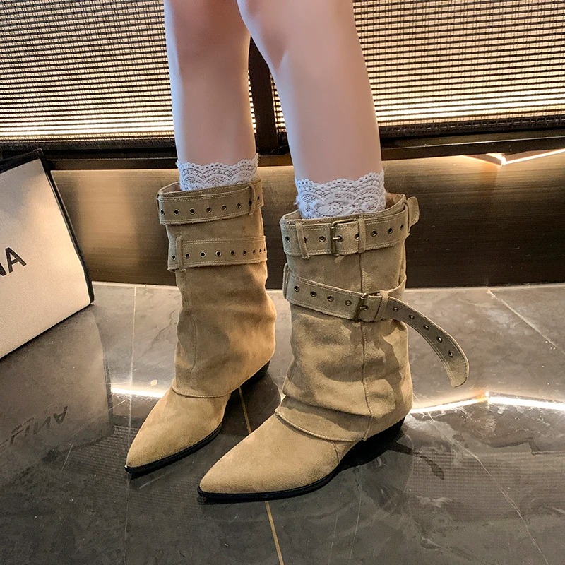 2025 Pointed Toe Women's Winte - Street Fashion Winter 2025 recension och pris