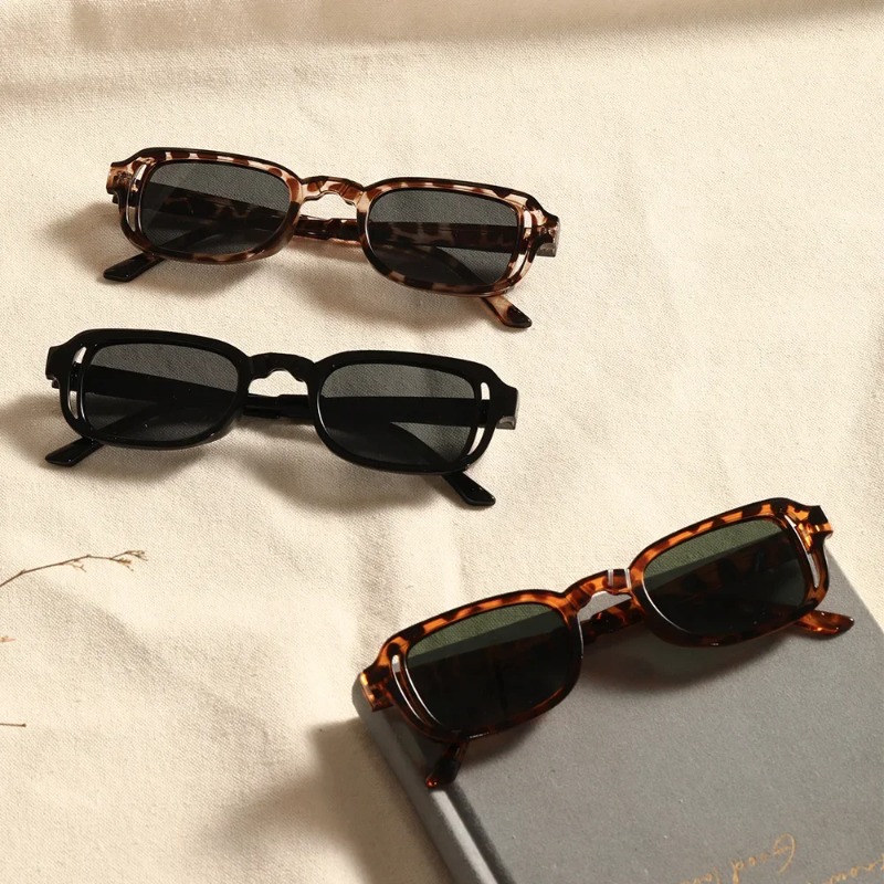 Luxurious Rectangle Sunglasses - Street Fashion Brands recension och pris