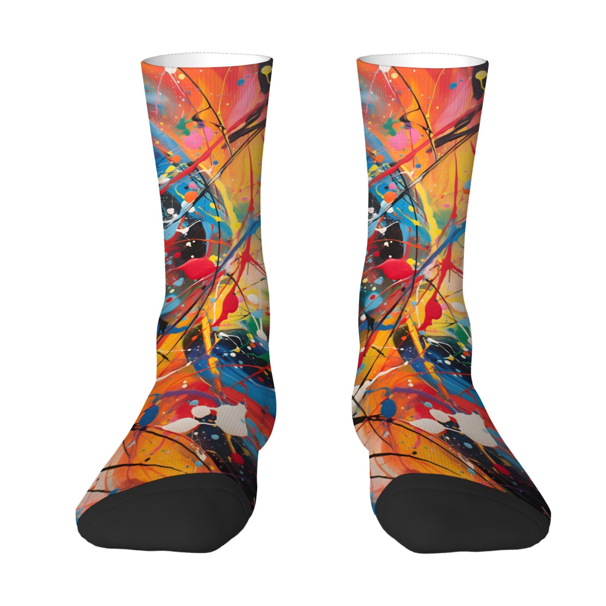 Ink Splatter Socks Non-slip El - Street Fashion Style Youtube recension och pris
