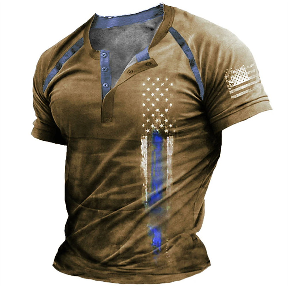 Funny 3D American Flag Print M - Street Fashion Vintage recension och pris