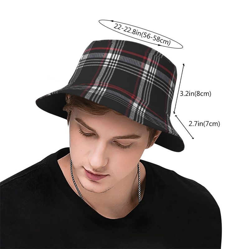 Custom GTI Tartan Bucket Hat S - Bucket Hat Embroidered recension och pris