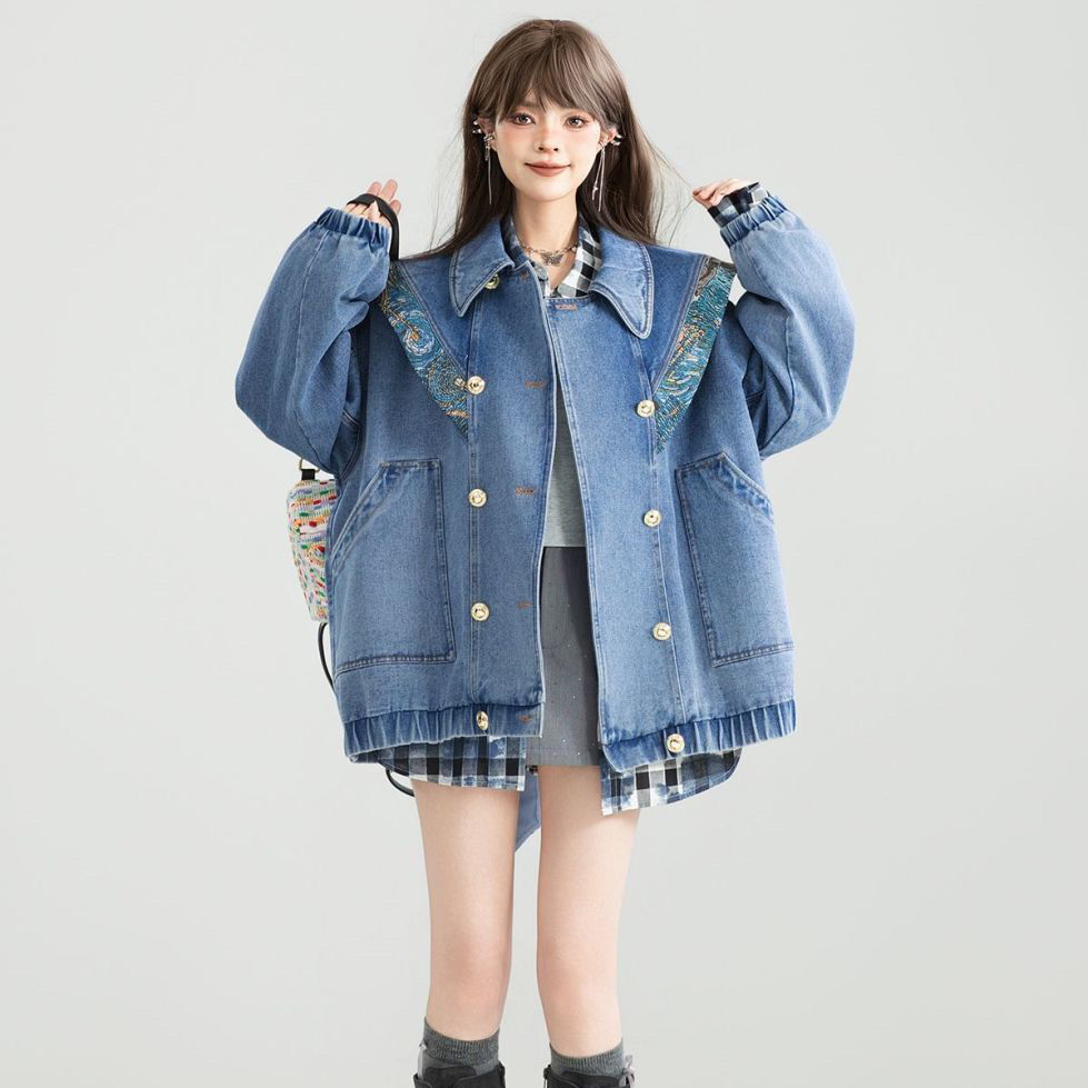 Vintage Denim Jacket Outwear W - Street Fashion Winter 2025 recension och pris