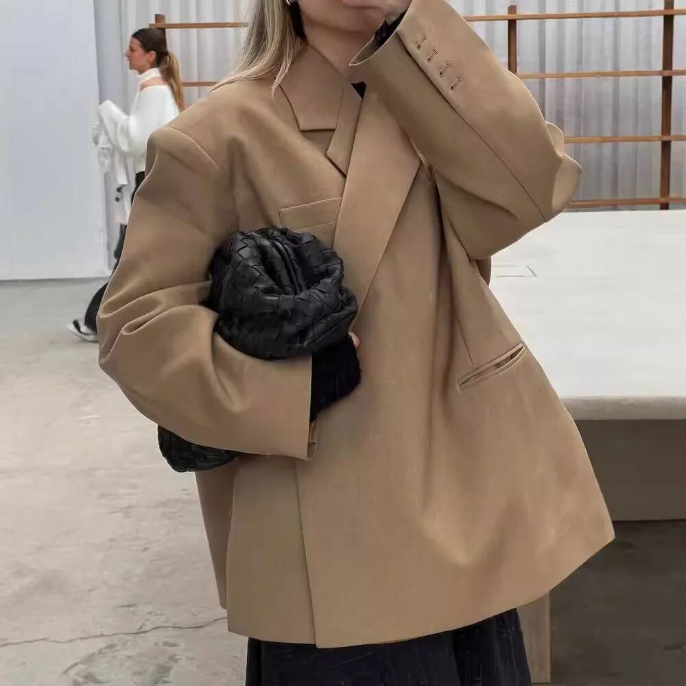 Fashion Blazers Coat Women Lon - Street Fashion Taiwan recension och pris