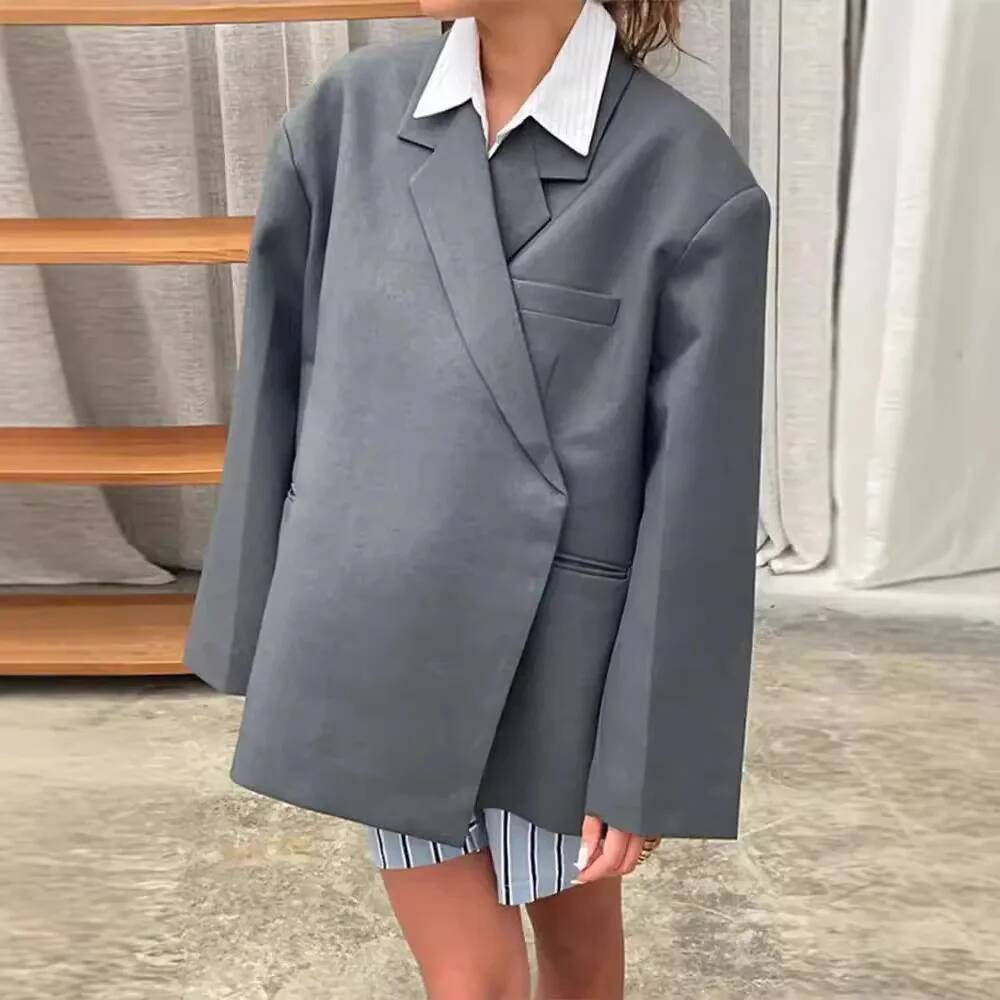 Fashion Blazers Coat Women Lon - Street Fashion Taiwan recension och pris