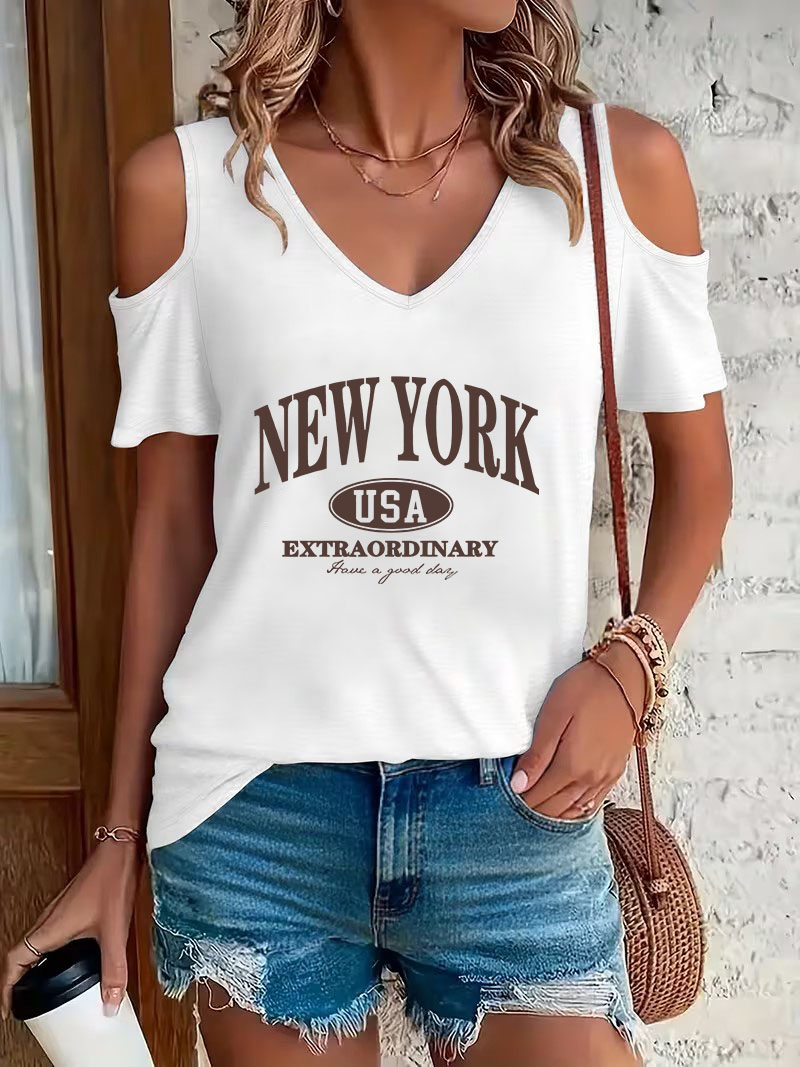 Fashion New York Letter Print  - High Street Fashion New York recension och pris