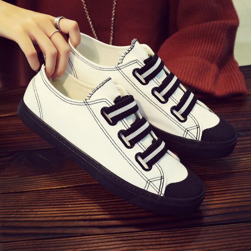Korean Style Slip-On Canvas Sh - Street Fashion Vibes recension och pris