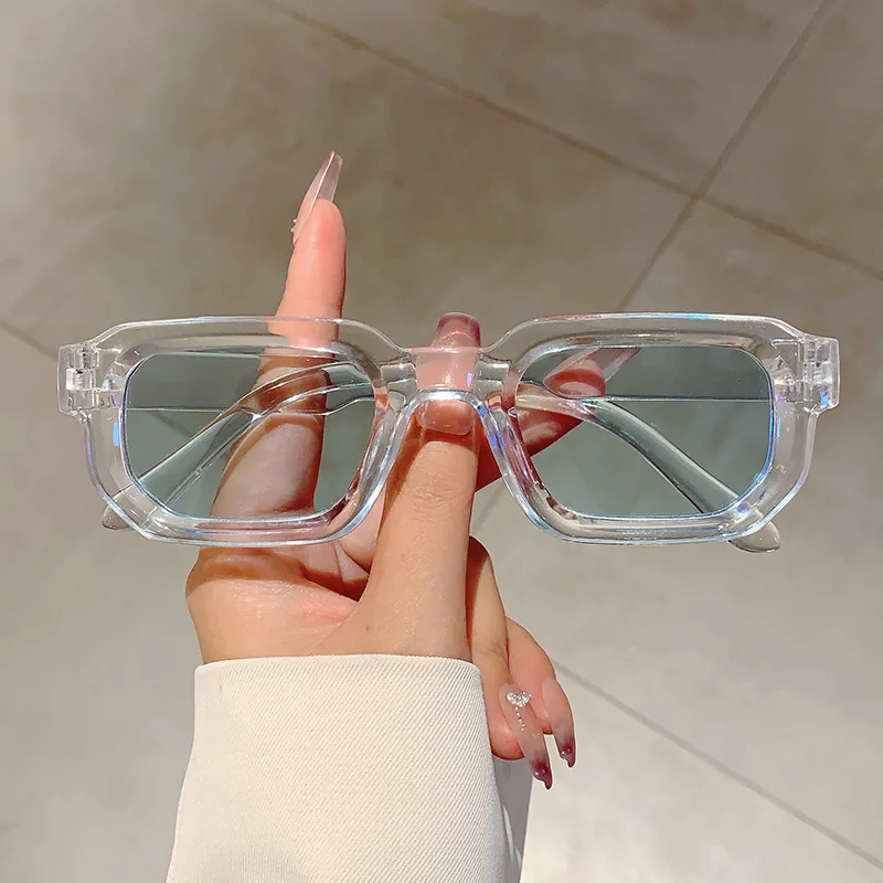 Vintage Rectangle Frame Sungla - Street Fashion Brands recension och pris