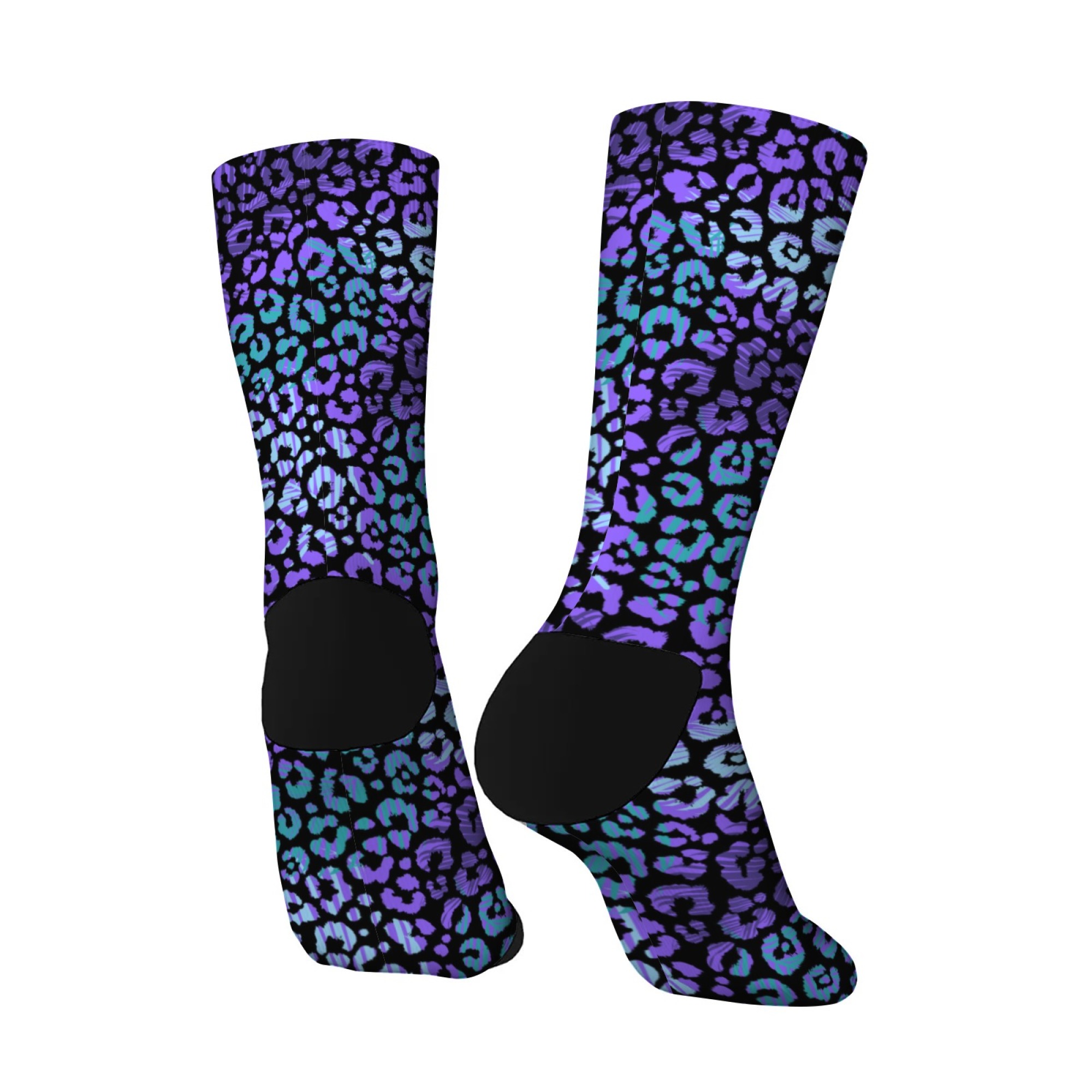 Neon Leopard Print Socks Y2K S - Street Fashion Style Youtube recension och pris