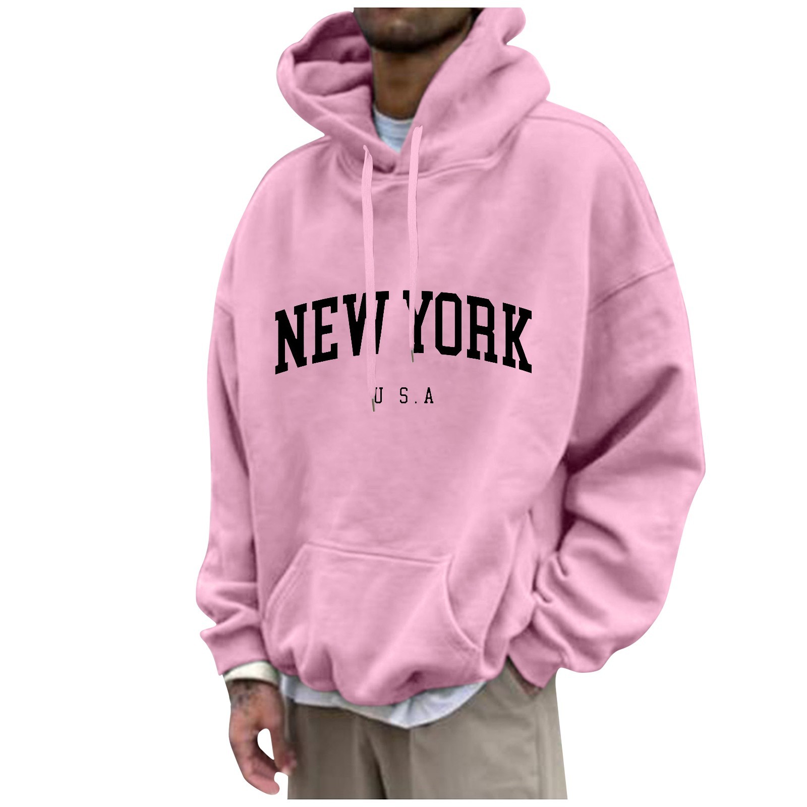New York Print Mens Hoodies Fa - High Street Fashion New York recension och pris