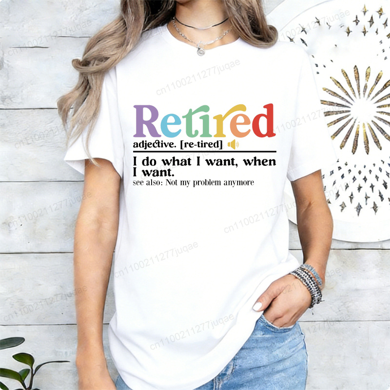 Funny Retirement Tee Retired D - Street Fashion Definition recension och pris