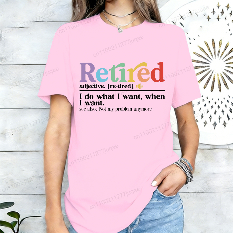 Funny Retirement Tee Retired D - Street Fashion Definition recension och pris