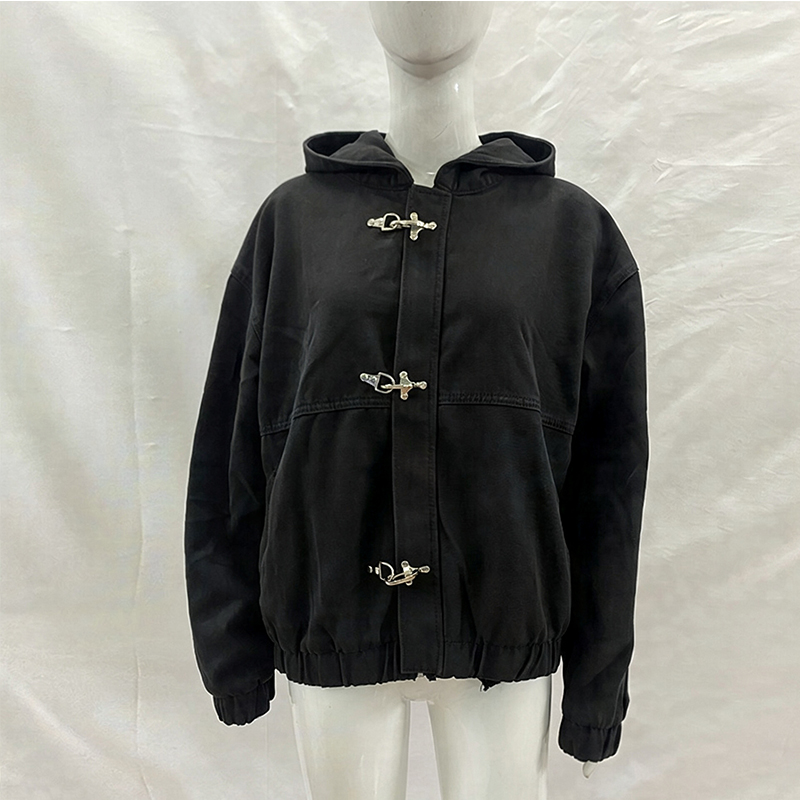 New Fashion Jacket Retro Ameri - Street Fashion Zip Up Hoodie recension och pris