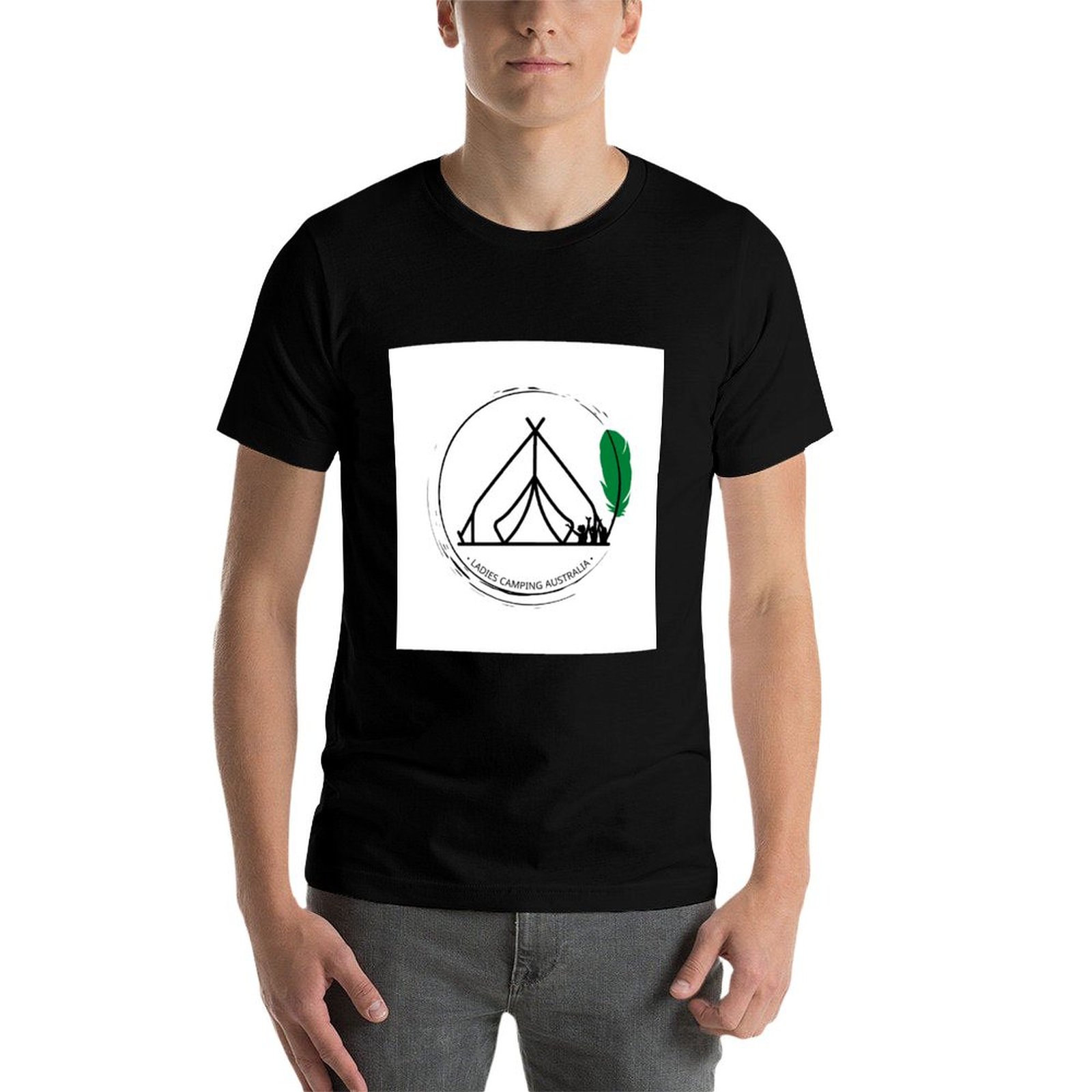 Vic text Design-Ladies Camping - Street Fashion Australia recension och pris