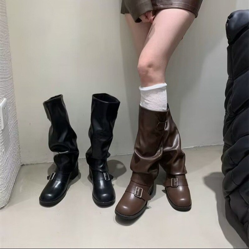 2025Woman Boots Knee High Plat - Street Fashion Winter 2025 recension och pris