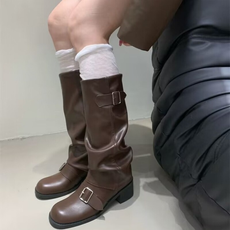 2025Woman Boots Knee High Plat - Street Fashion Winter 2025 recension och pris