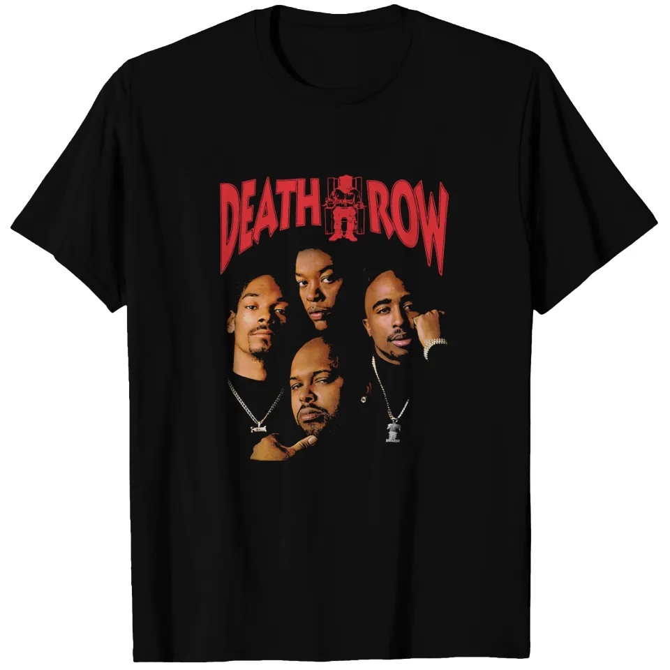Black Printed T-shirt Death Ro - Street Fashion Vibes recension och pris