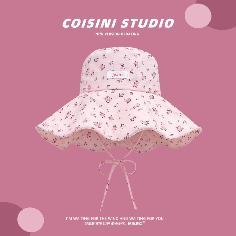 Summer Fresh Floral Patch Big  - Bucket Hat Embroidered recension och pris