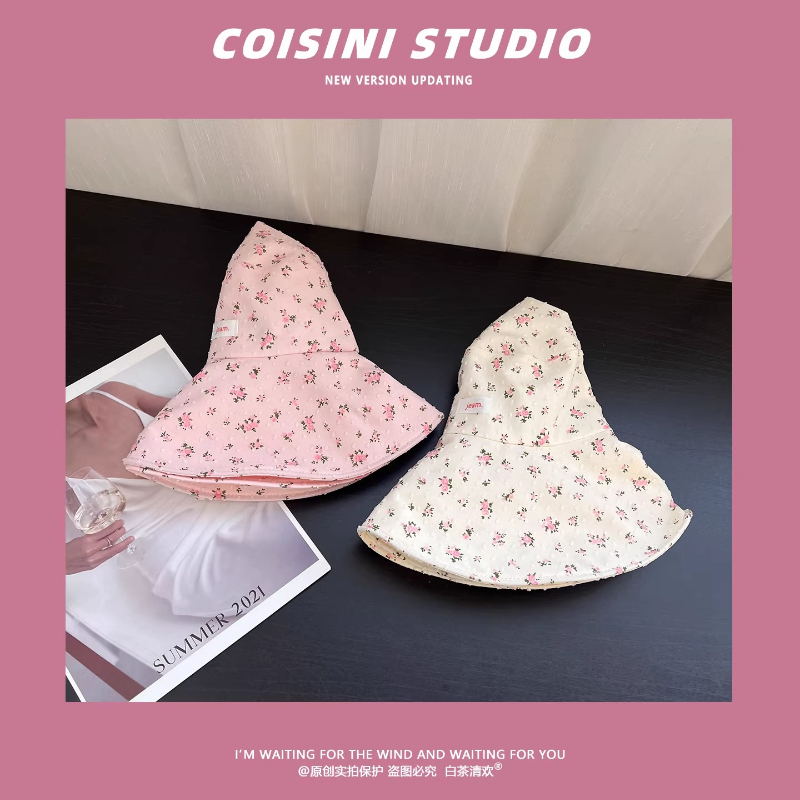 Summer Fresh Floral Patch Big  - Bucket Hat Embroidered recension och pris