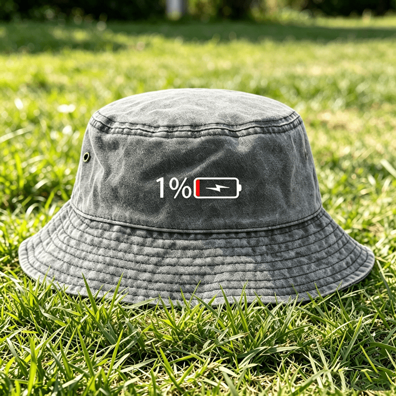 1pc Retro Easy Washed Fisherma - Bucket Hat Embroidered recension och pris