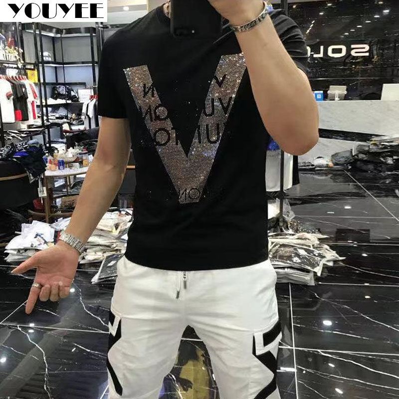 T-shirt Designer Clothes Men M - Street Fashion Style Male recension och pris
