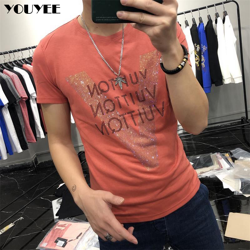 T-shirt Designer Clothes Men M - Street Fashion Style Male recension och pris